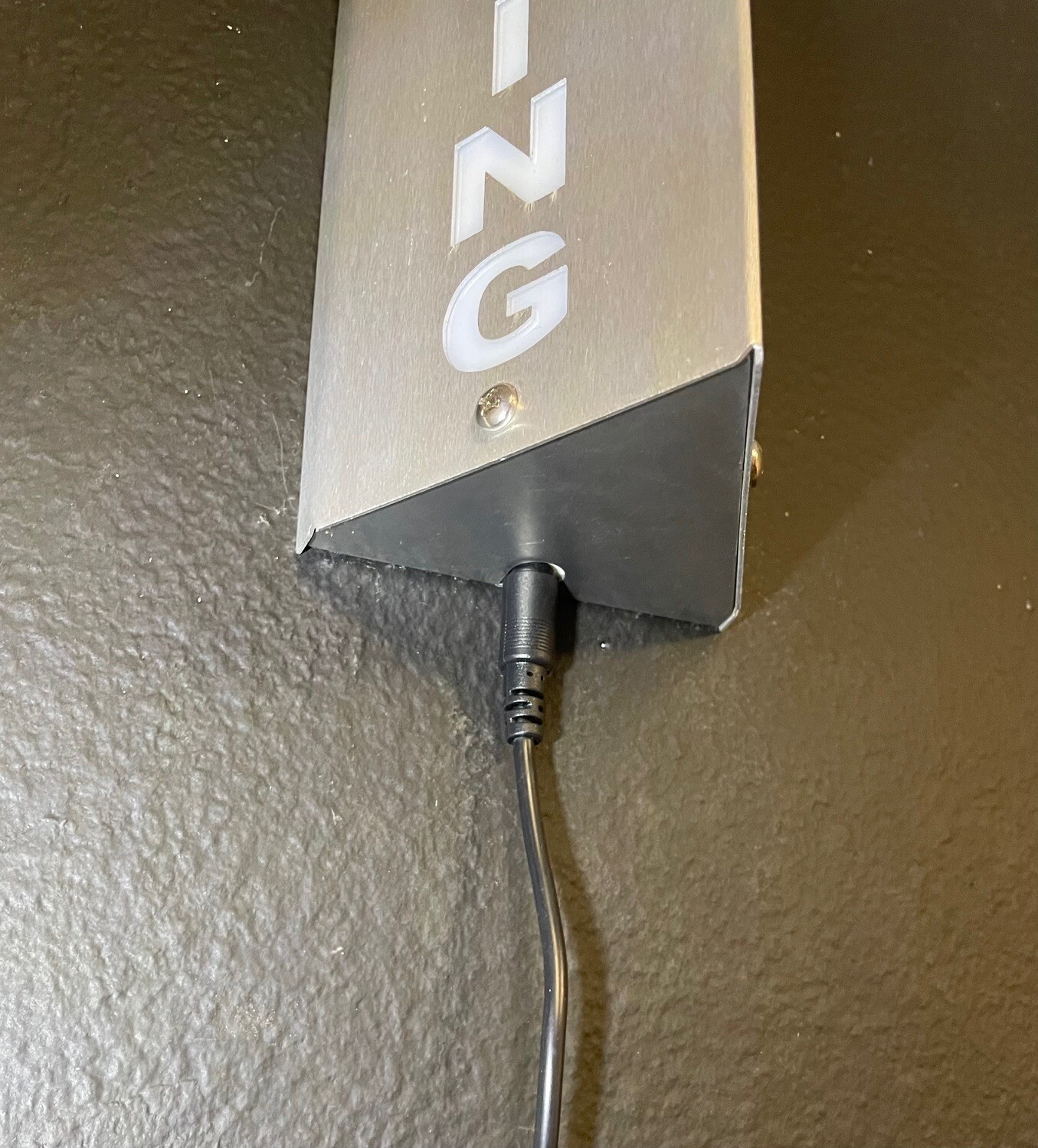 POD CAST Sign “RECORDING” Aluminum 120V w/ 10ft cord Remote & Bluetooth. 18 inch