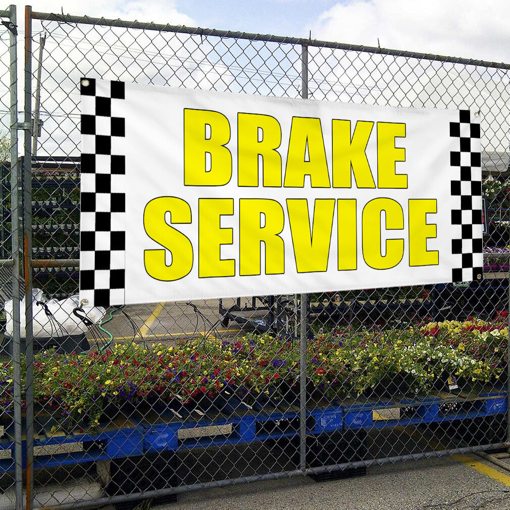 Vinyl Banner Multiple Sizes Brake Service Car Body Shop Repair Business Outdoor