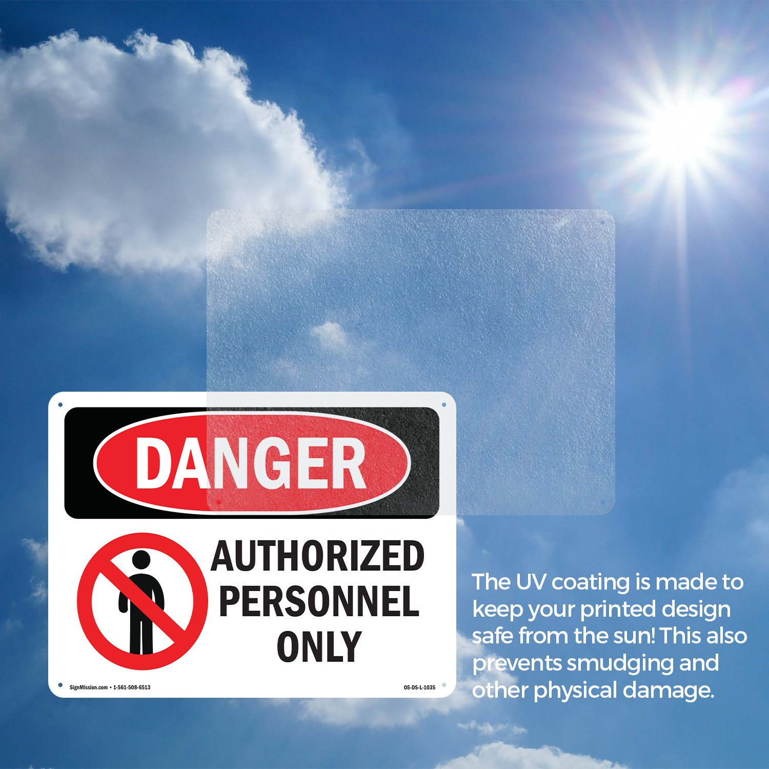 Authorized Personnel Only OSHA Danger Sign Metal Plastic Or Decal – 5 or 10 Pack
