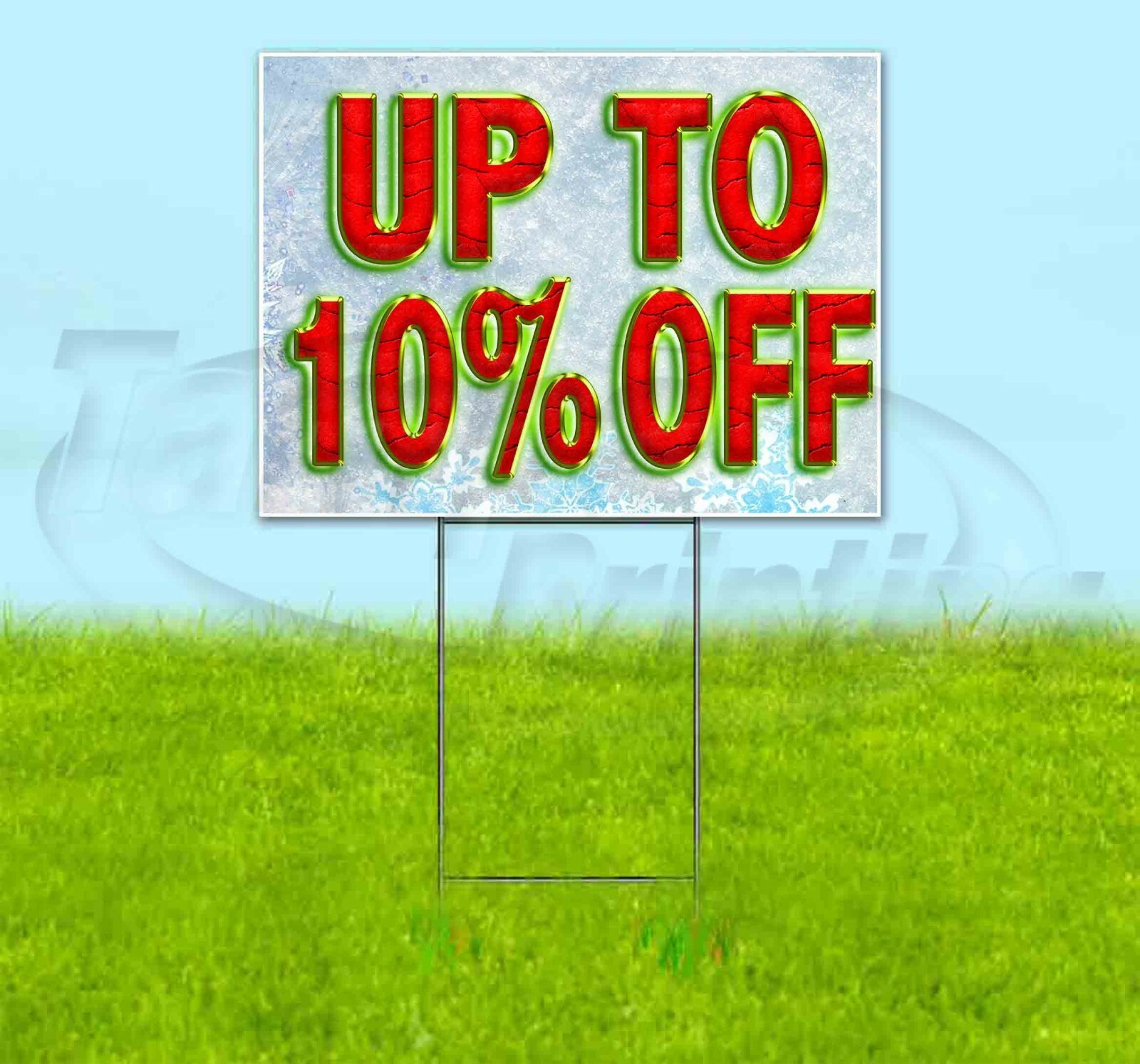UP TO 10% OFF 18×24 Yard Sign Corrugated Plastic Bandit Lawn Business CHRISTMAS