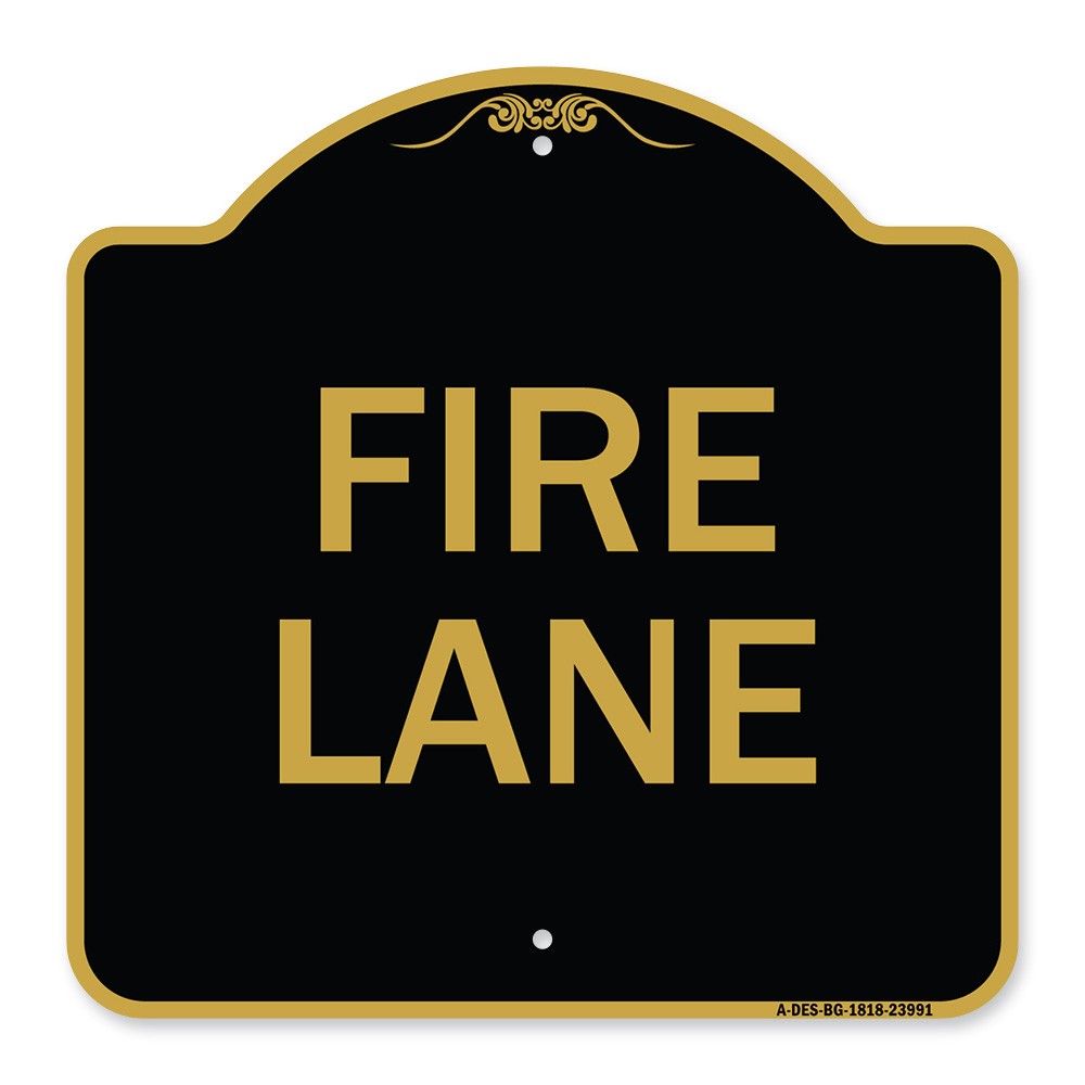 Designer Series – Fire Lane Supplementary Heavy Gauge Aluminum