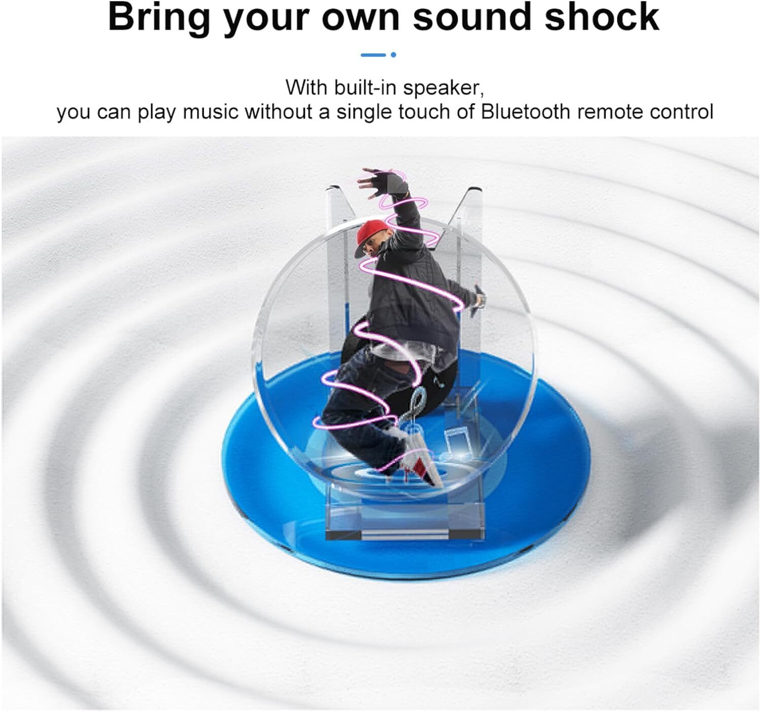 3D Holographic Projector Hologram Fan LED for Advertising Display Bluetooth DIY