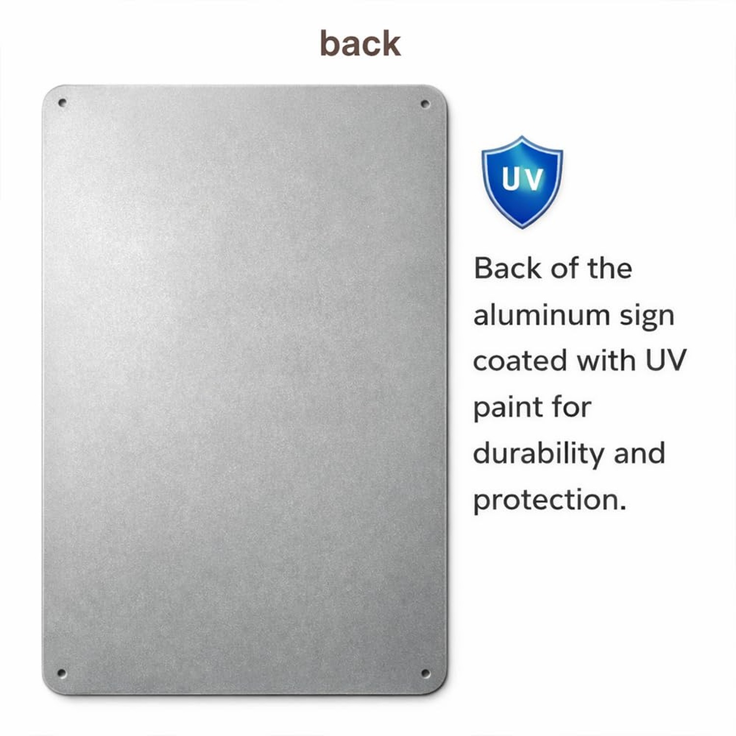 4-Pack No Trespassing Signs Private Property Metal Sign 10 x 7 In Aluminum | …