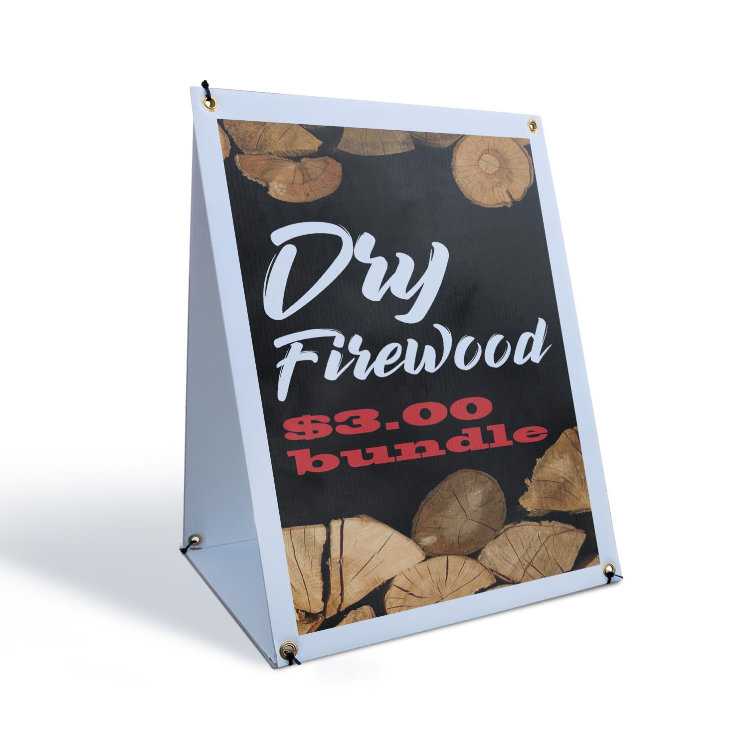 Signmission Dry Firewood 3.00 A Bundle Sidewalk Sign 24 Inch X 36 Inch A-Frame