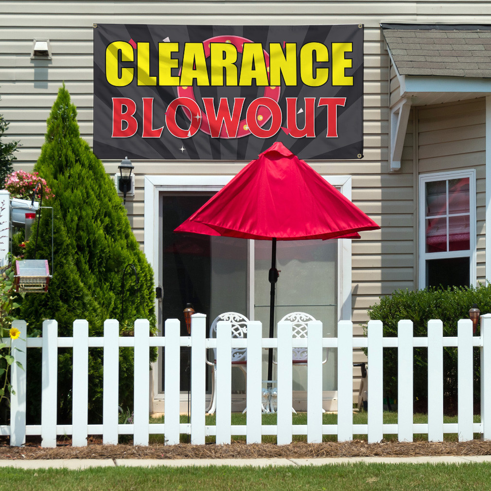 Clearance Blowout #1 Advertising Printing Vinyl Banner Sign With Grommets