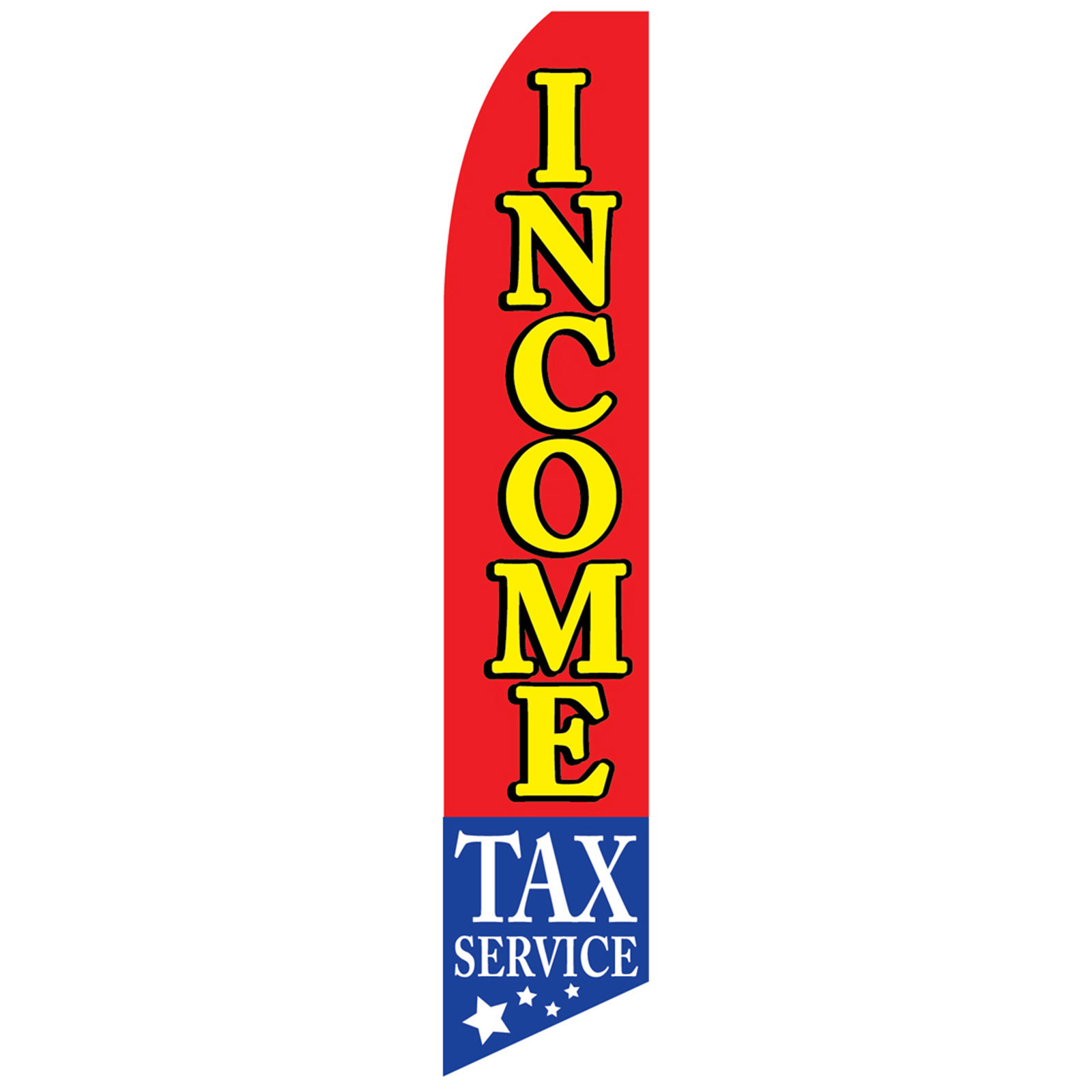 Income Tax Service Flag Flutter Feather Banner Swooper Bundle Kit