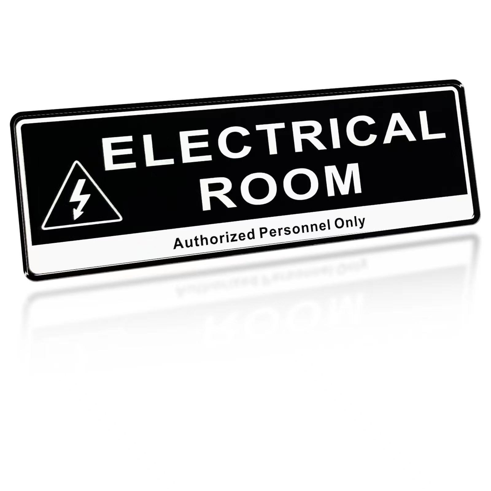 Door Sign,Acrylic Authorized Personnel Only Signs for Door,Black and White – …