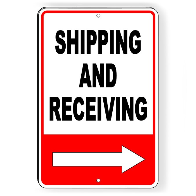 Shipping And Receiving Arrow Right Metal Sign 5 SIZES warehouse delivery SI032