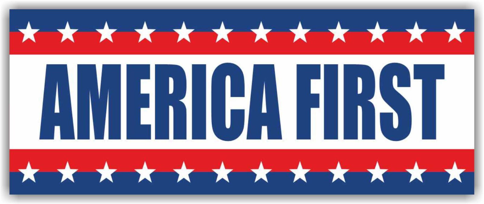 AMERICA FIRST Advertising Banner Vinyl Mesh Sign Flag Political Patriotic Usa