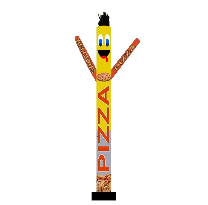 20ft Tall Pizza Air Inflatable Tube Man Dancer without Arrow Delicious Pizza