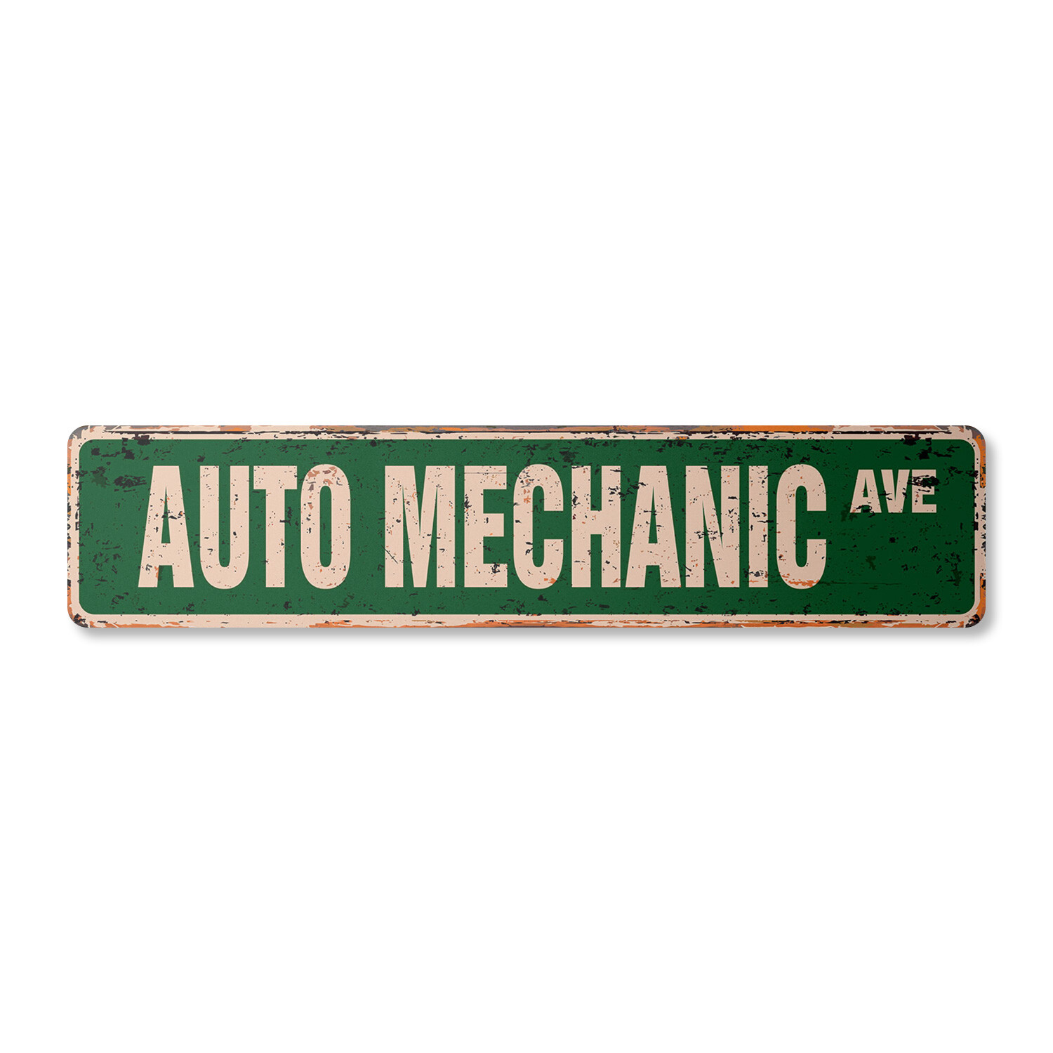AUTO MECHANIC Vintage Street Sign Metal Plastic car truck fix garage tech
