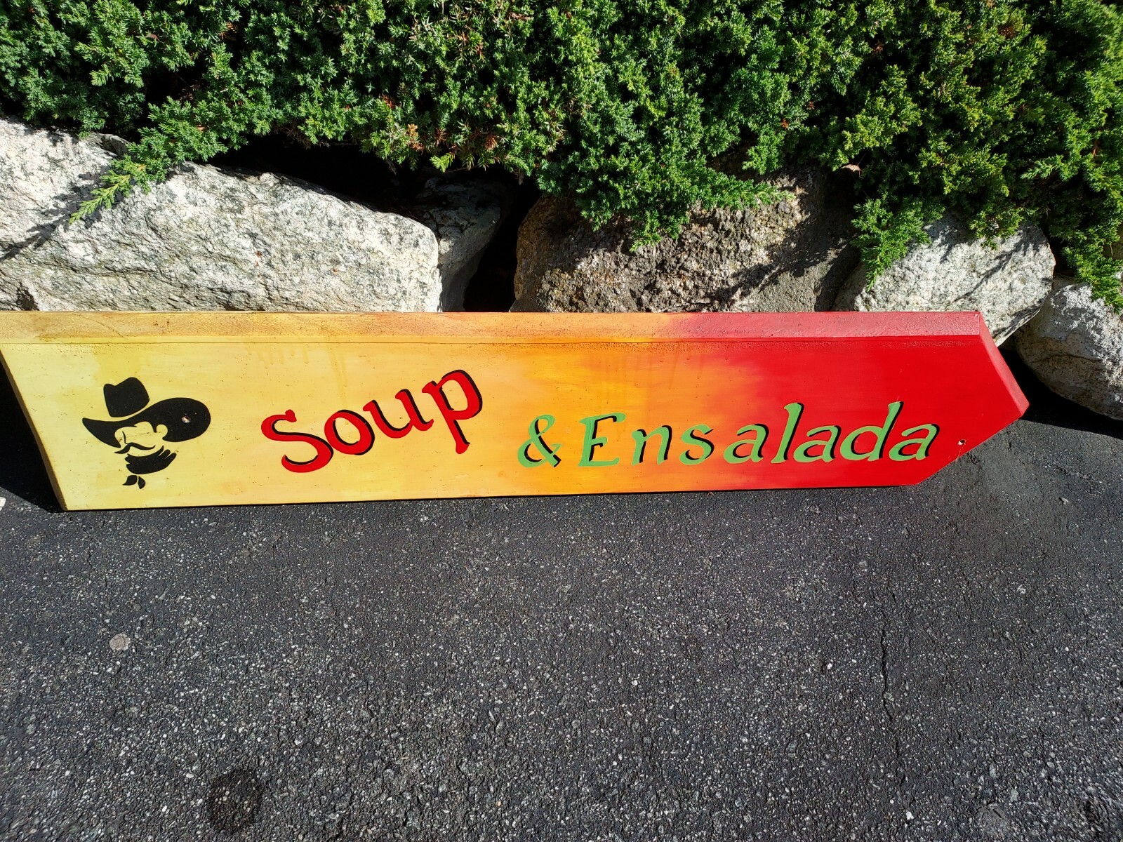 Restaurant Signs and Blackboard