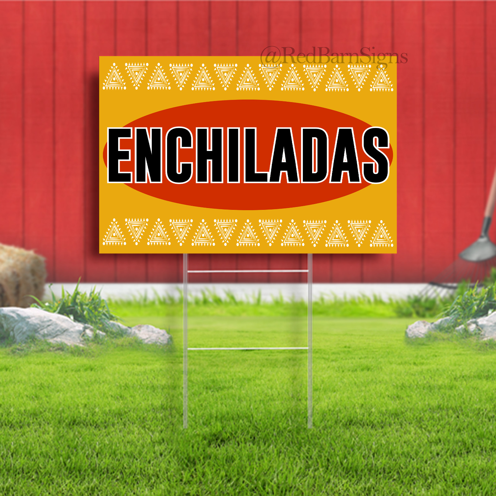 Enchiladas Indoor Outdoor Yard Sign