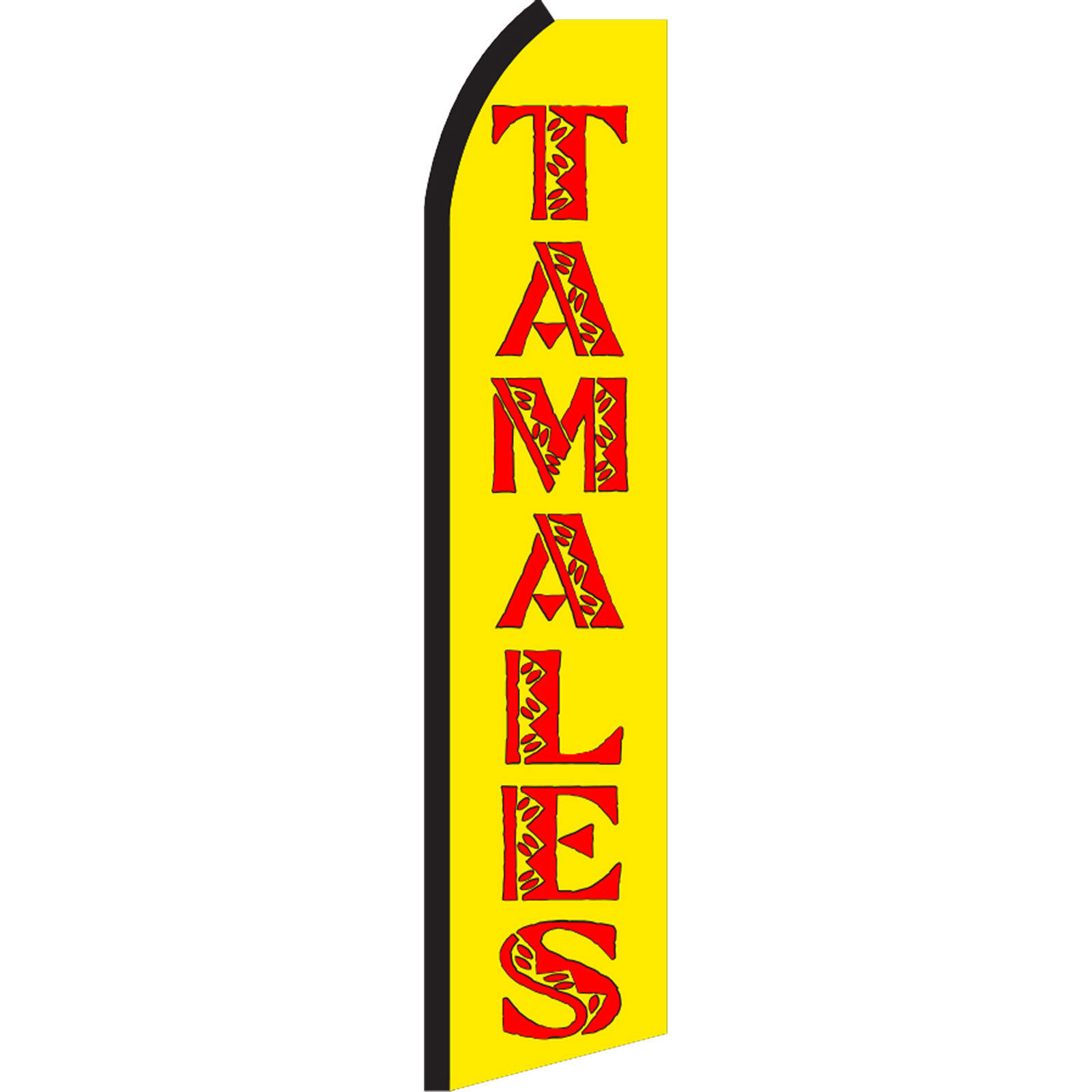 Tamales Yel/Red 2 1/2 ft X 11 1/2 ft Swooper Flag