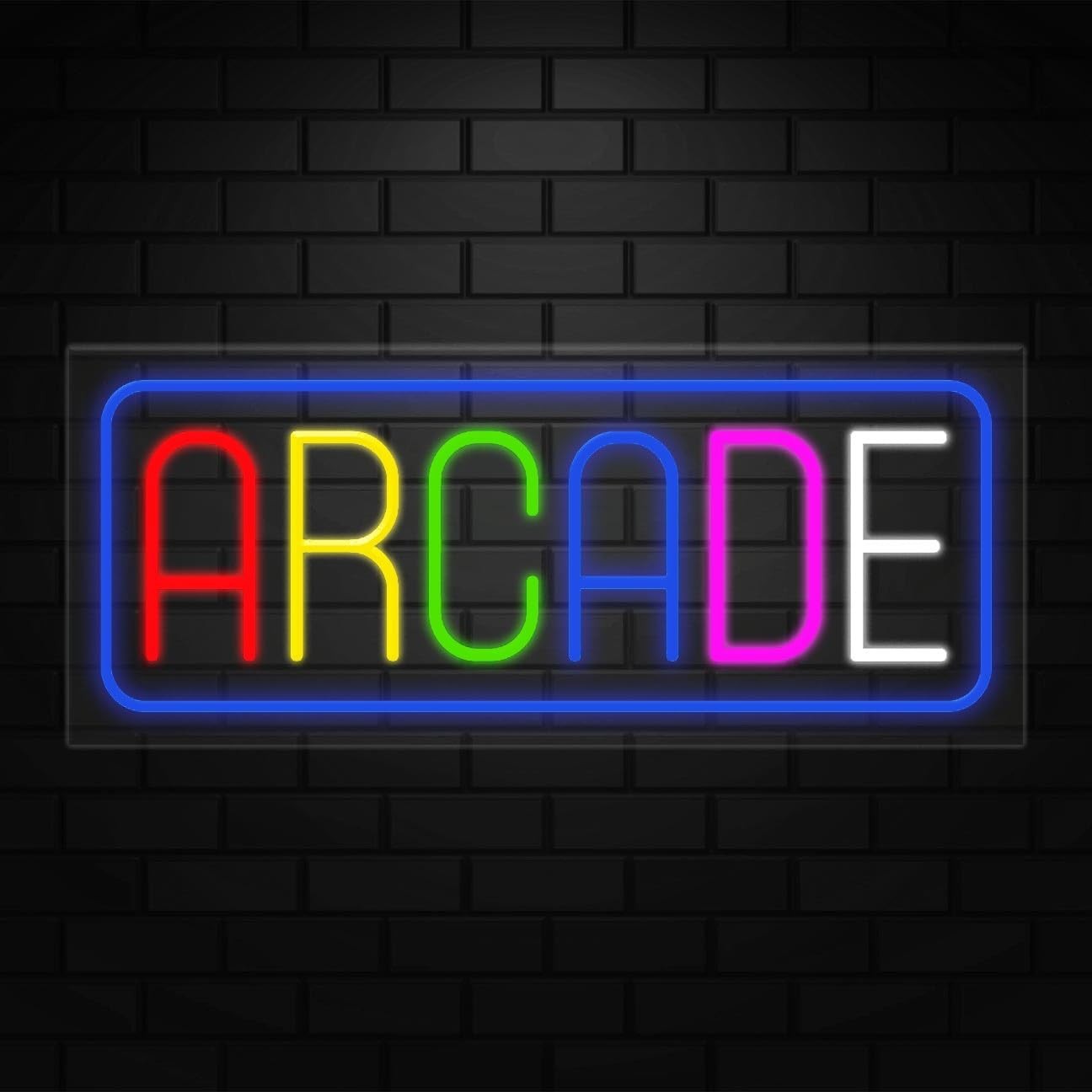 Arcade Neon Sign for Retail Displays | LED Flex Neon | 30″W x 12″H x 1″D