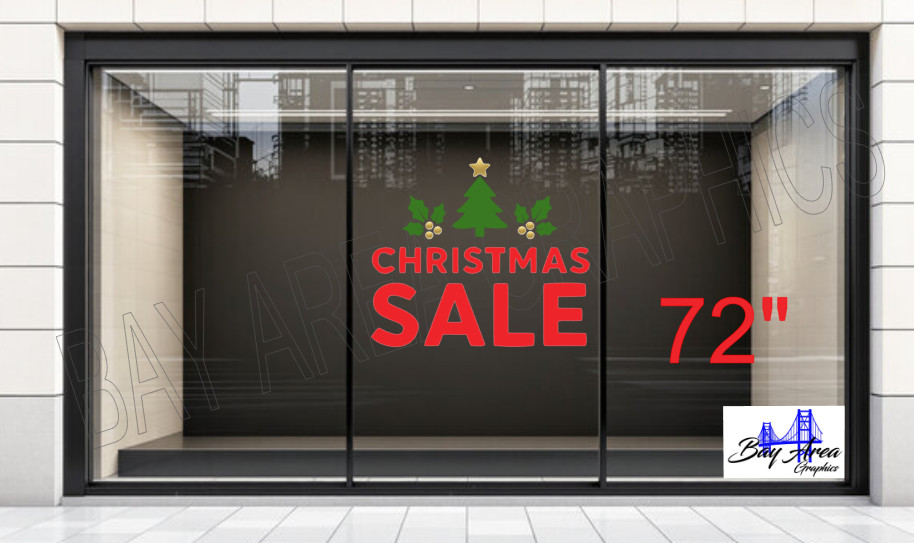 🎄 Christmas SALE Vinyl Decal Sign Retail Window Sticker Oracal 651 Outdoor🎄.