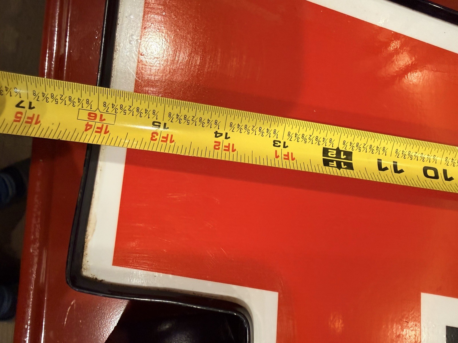 Reclaimed Commercial Marquee Letter Red “A” 16 By 13 Inch Not Wired Presently