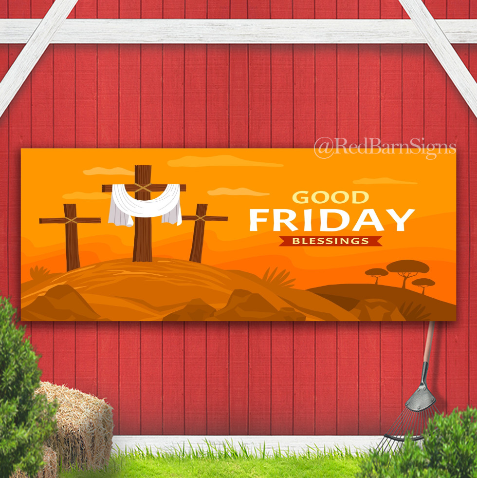 He Is Risen Easter Sunday Indoor Holy Week Palm Sunday Banner sign with grommets