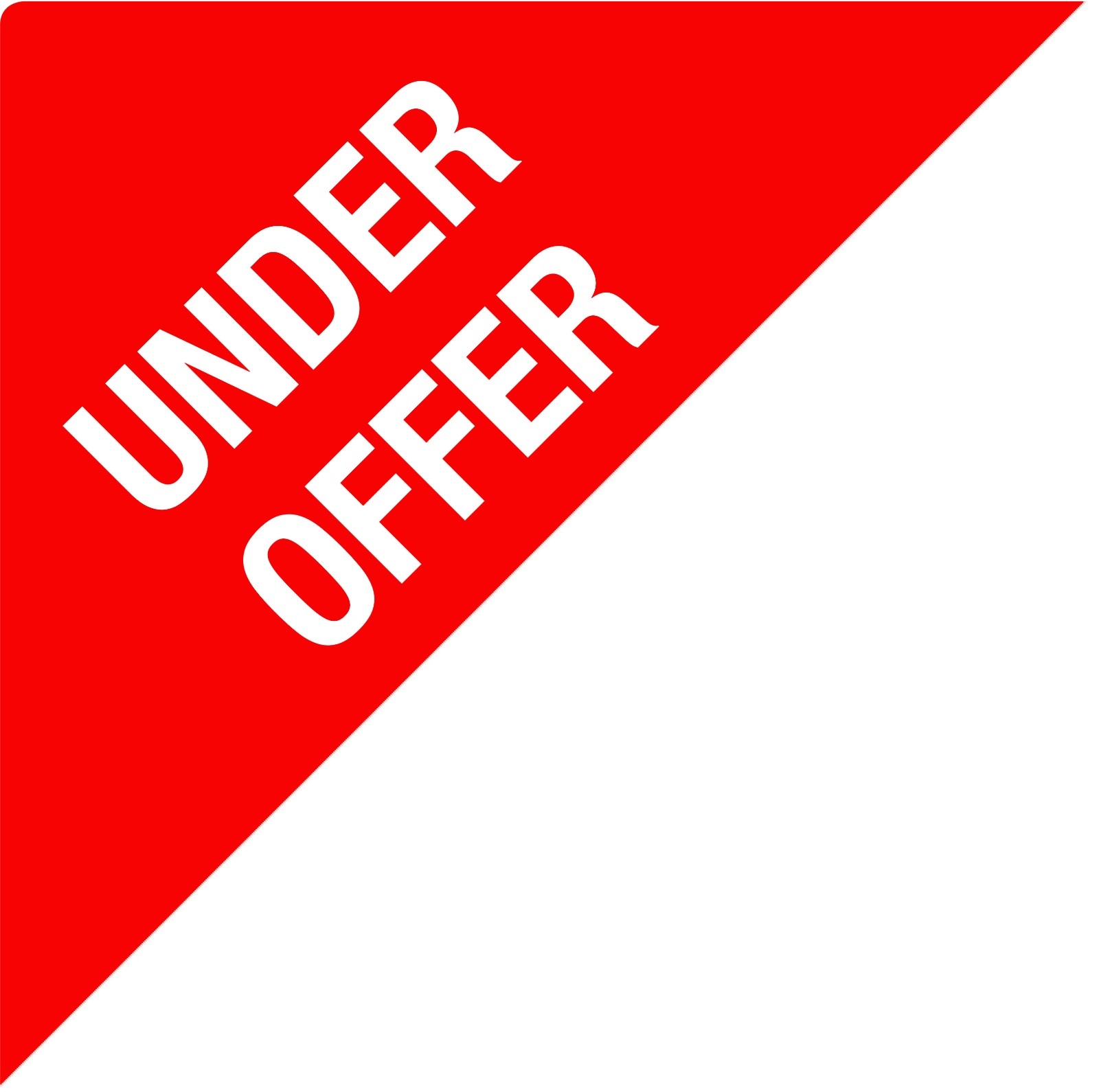 NOW LET – Estate Agents Stickers – Triangles – SALE AGREED – UNDER OFFER – SOLD
