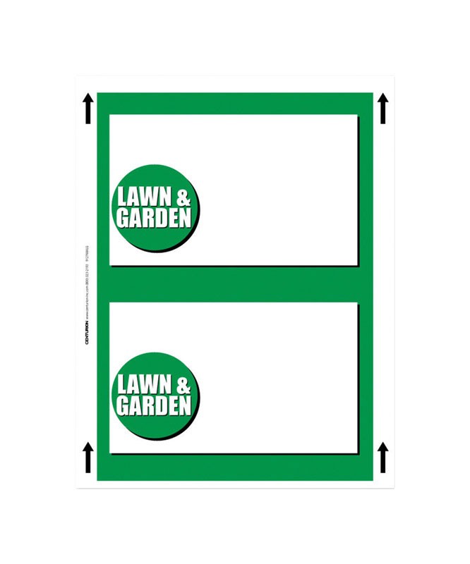 25-Pack Centurion 5.5×7 Lawn & Garden Sign