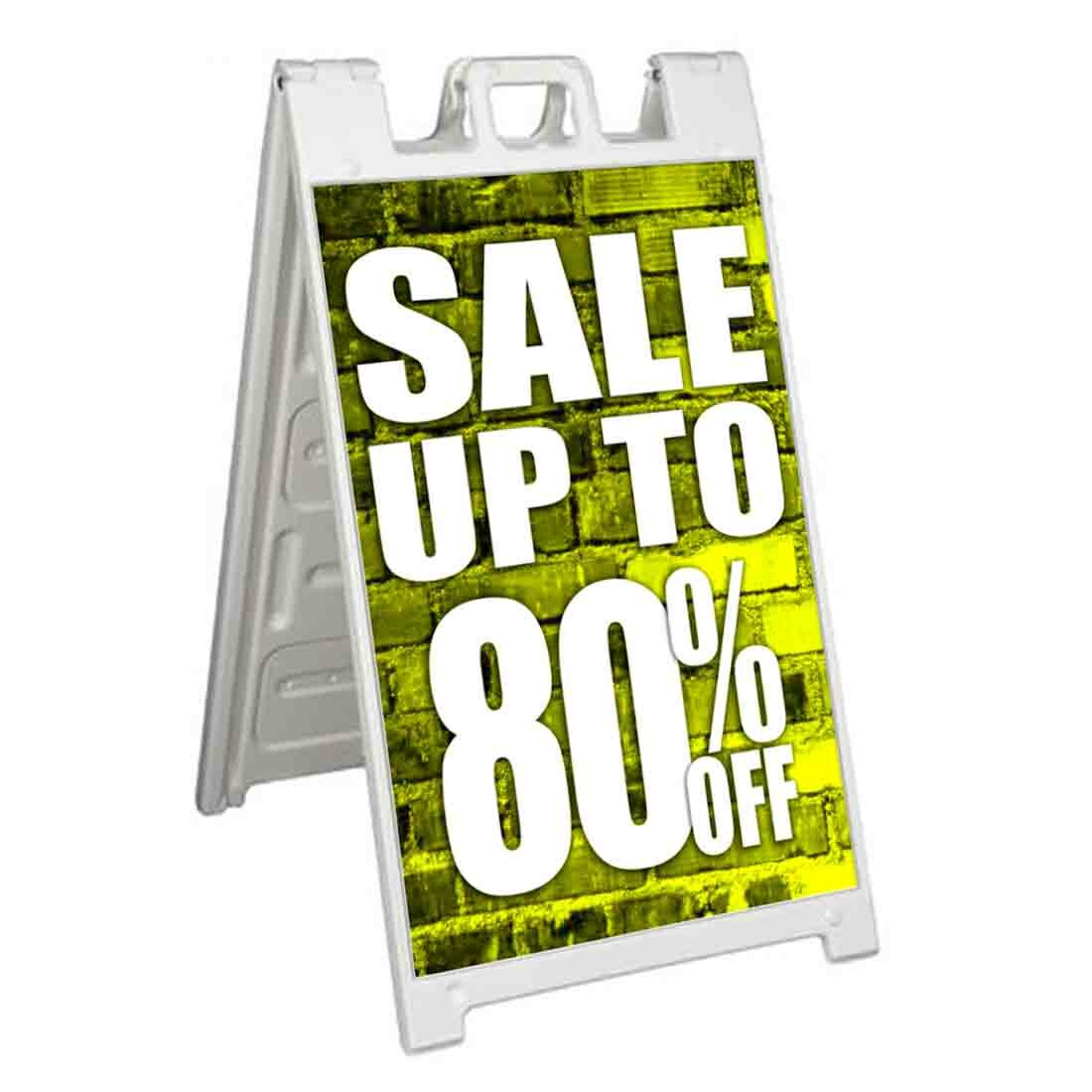 SALE UP TO 80% OFF Signicade 24×36 Aframe Sidewalk Sign Banner Decal DISCOUNT