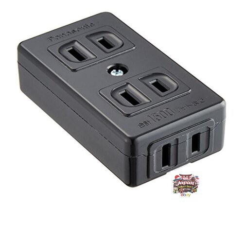 NEW Panasonic Better Table Tap Black 3 Outlets WH2163KB Pack of 10 JP