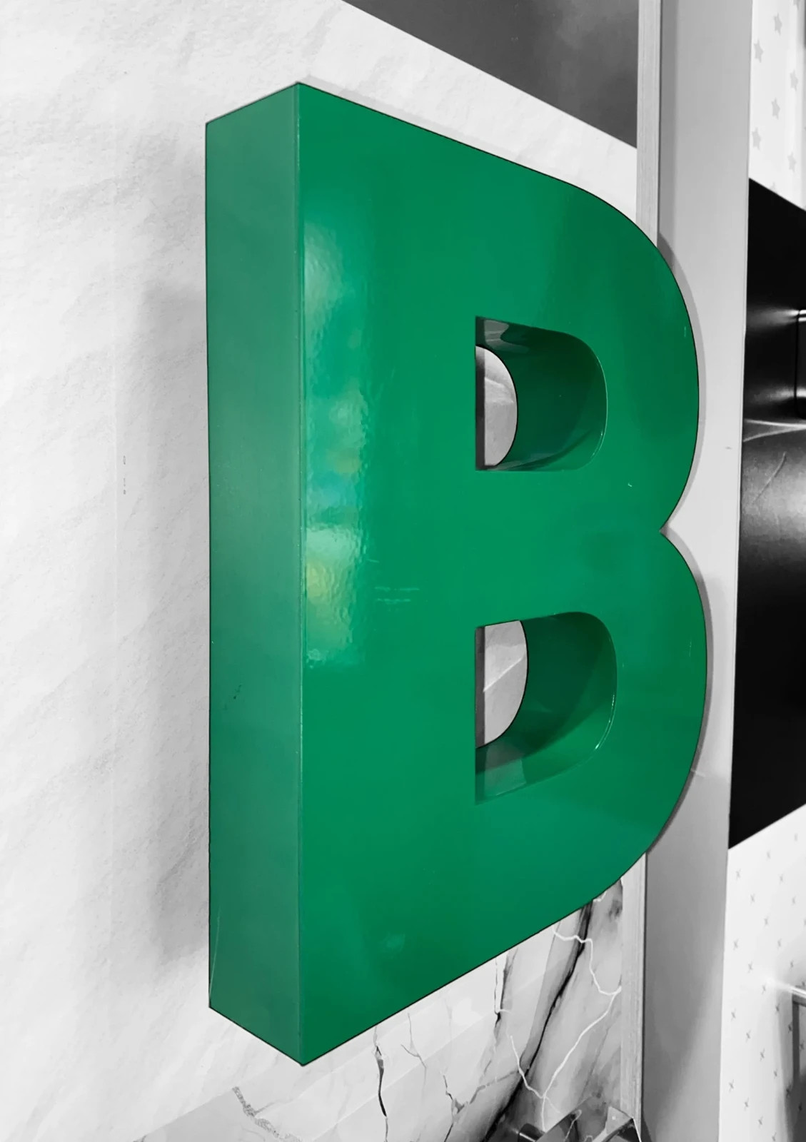 𝑵𝓙̶ Custom 3D Channel Letters LED Halo Lit Storefront Indoor Outdoor Sign