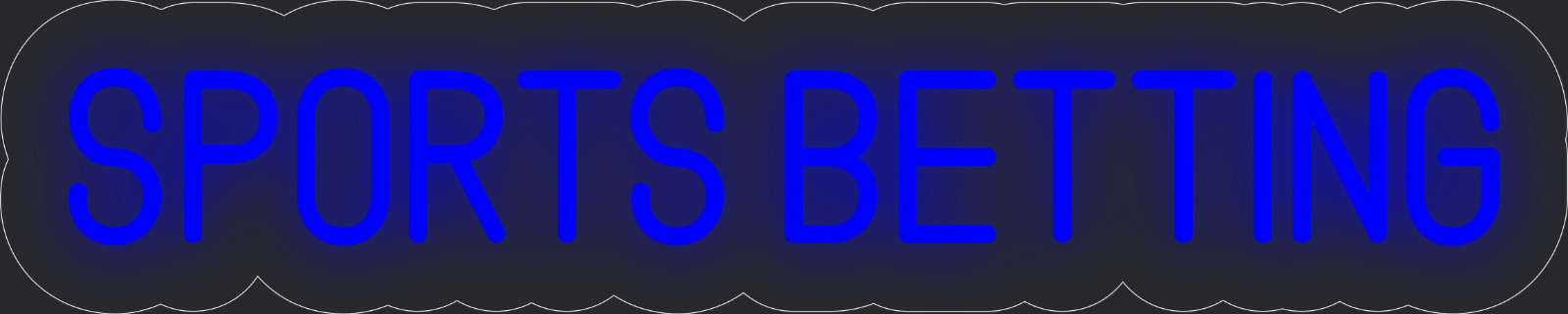Sports betting Neon LED Sign Business Wall Decor Lighted Store Sign 24 x 5 in.
