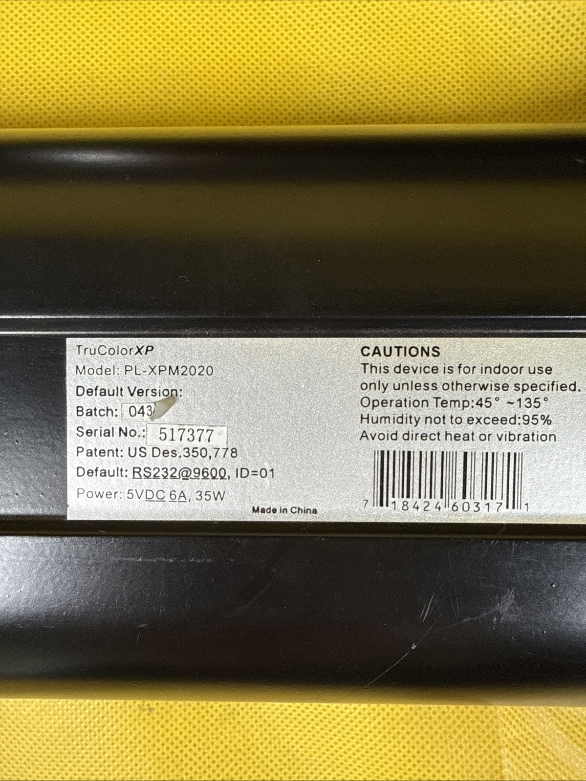 2Pro-Lite Trucolor XP PL-XPM2020 Programmable Moving Sign Panel w/ Power Adapter
