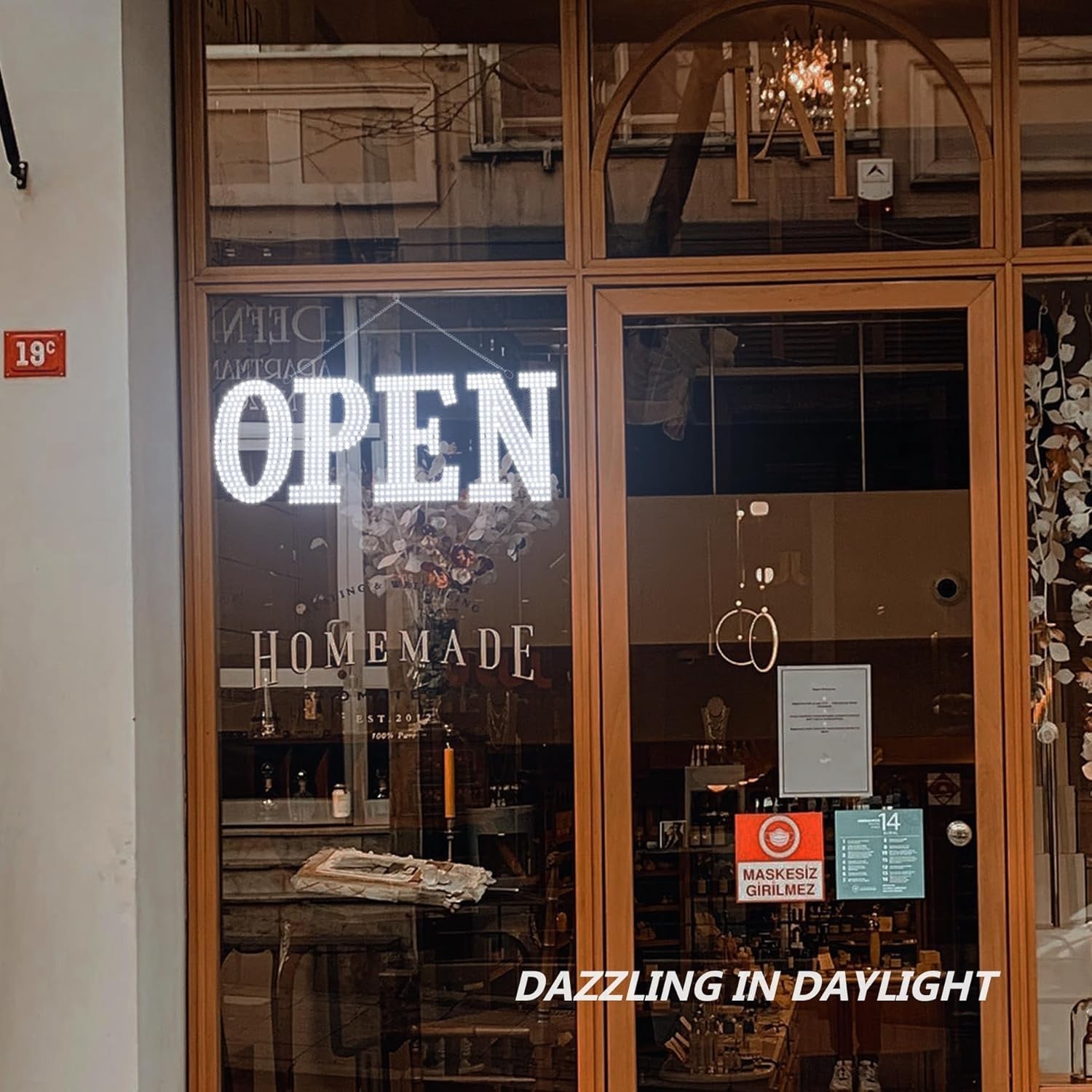 LED Open Sign for Business 30×10″ Ultra Bright Neon Window Wall Sign Retail New