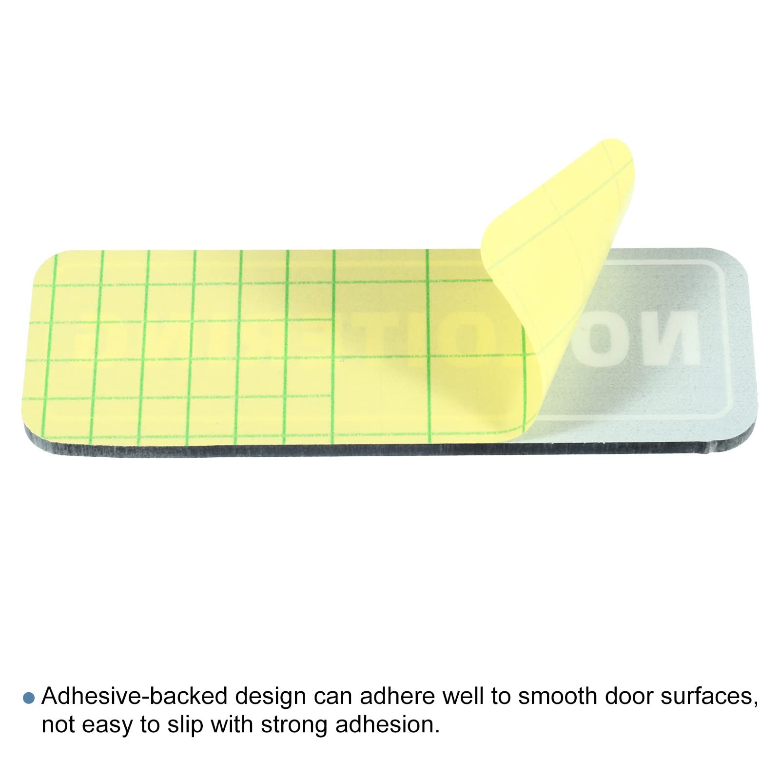 PATIKIL No Loitering Sign, 2 Pack Acrylic 6″x2″ Self Adhesive Door Sign Stick…