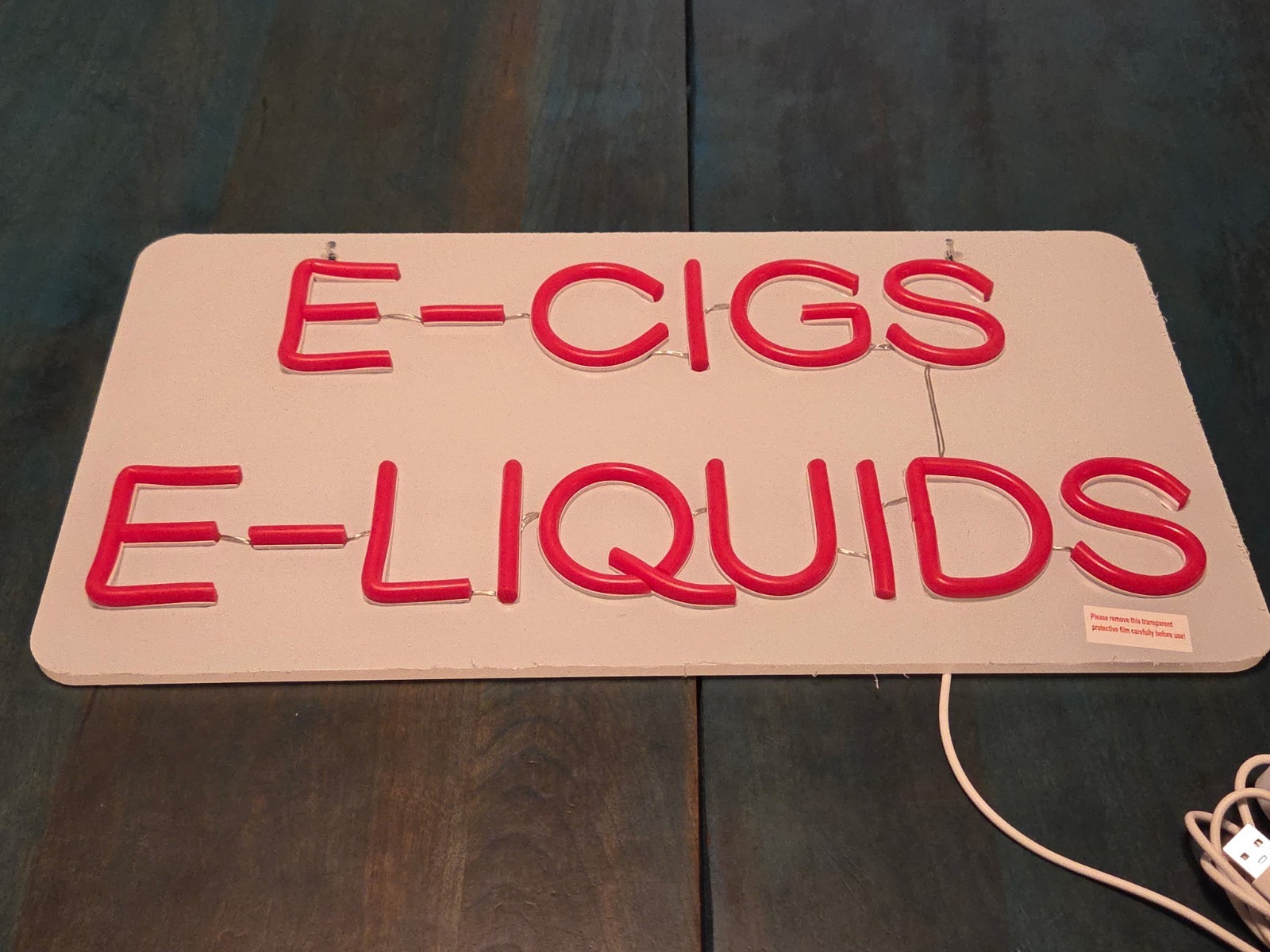 E-Cigs E-Vape LED Neon Sign 16″L x 10″H