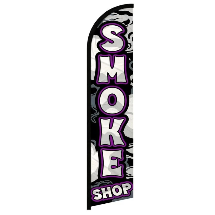 Smoke Shop Vape Dispensary Vari Windless Full Sleeve Advertising Banner Flags