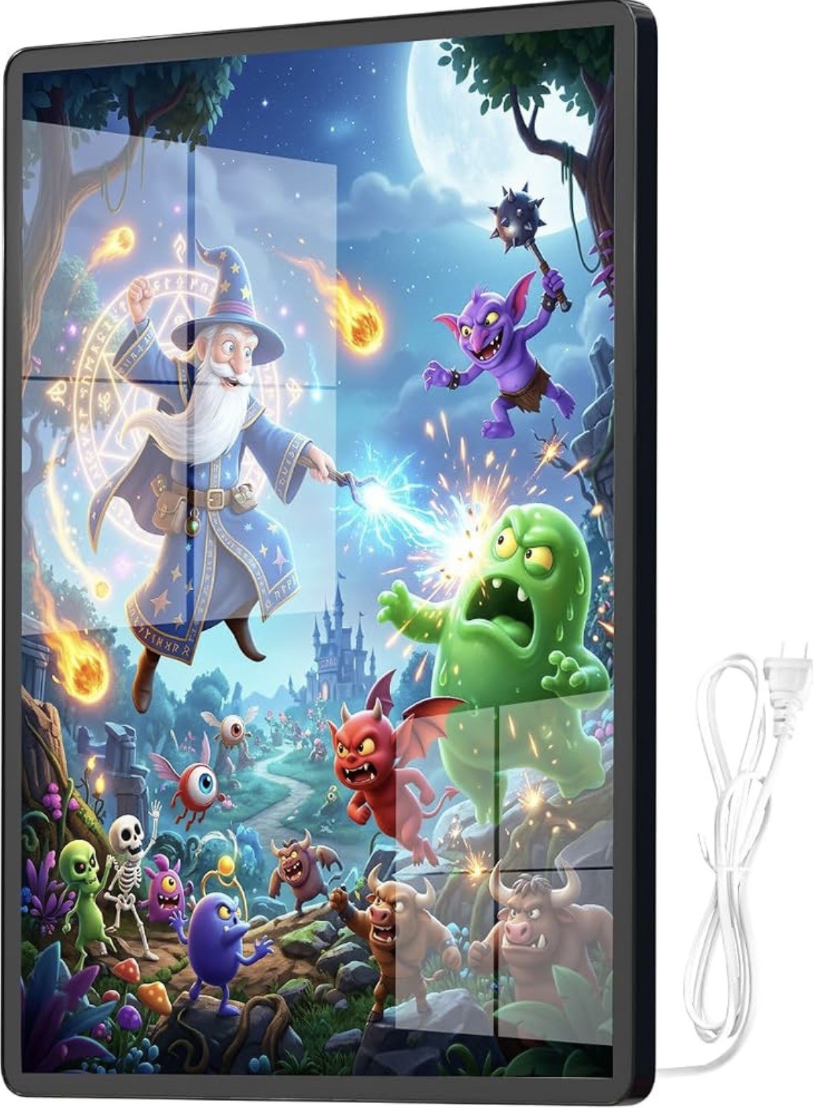 LYAYAN LED Backlit Light Box Frame Picture for Movie Posters 24 x 36 in Black