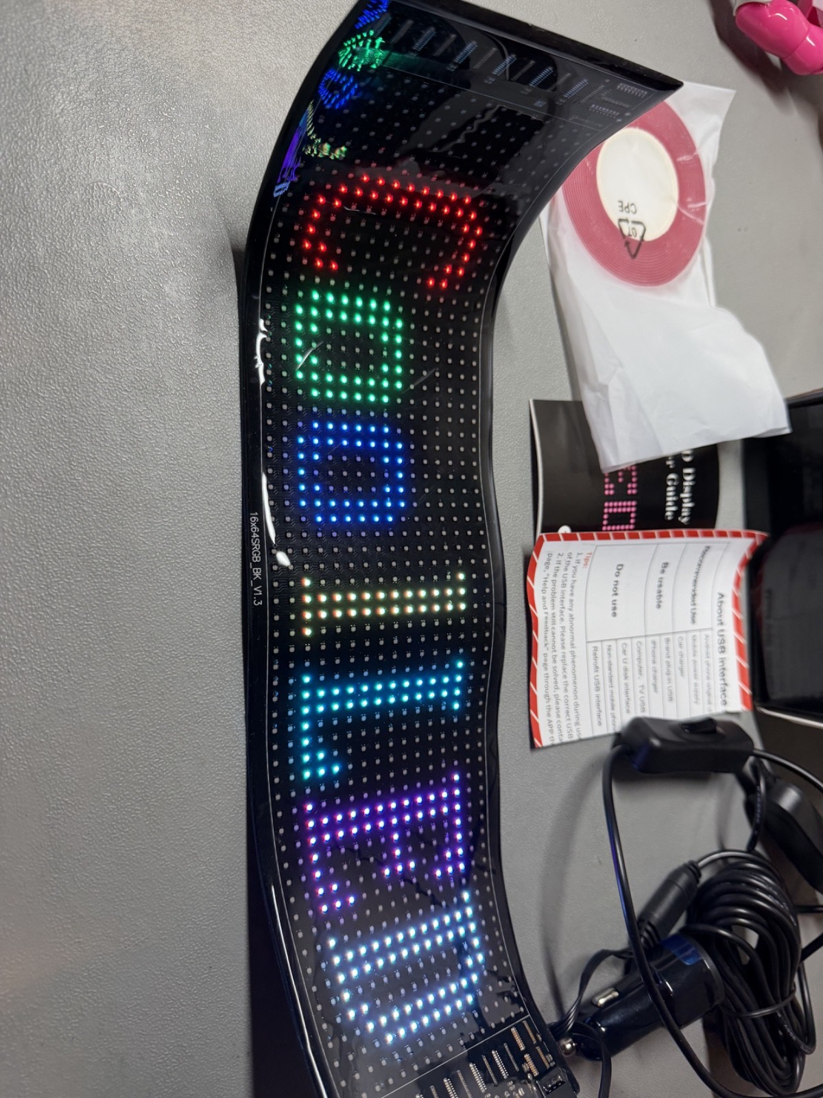 KJoy Led Sign App Control 14”x4”