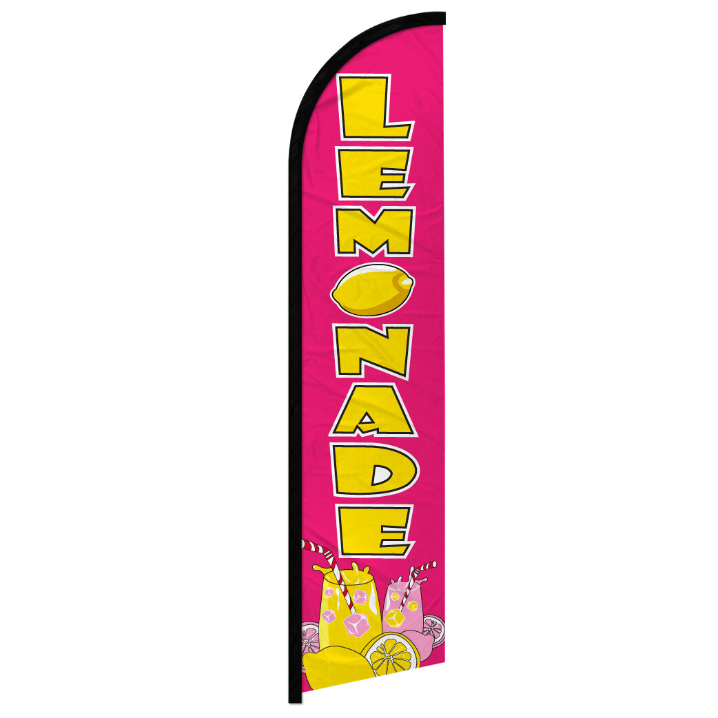 Lemonade Full Curve Windless Swooper Flag Concessions Drinks
