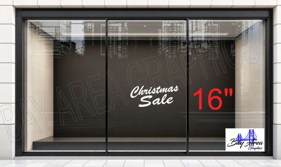 Christmas SALE Store Window Sign Vinyl Decal Oracal 651 Holiday Decoration 🎄.