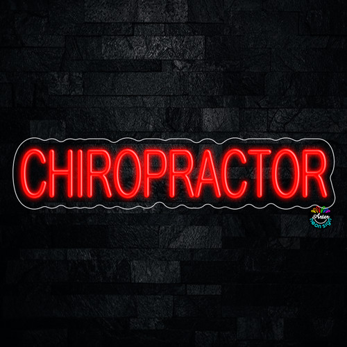 Chiropractor LED Neon Sign 27″L x 6″H #32155