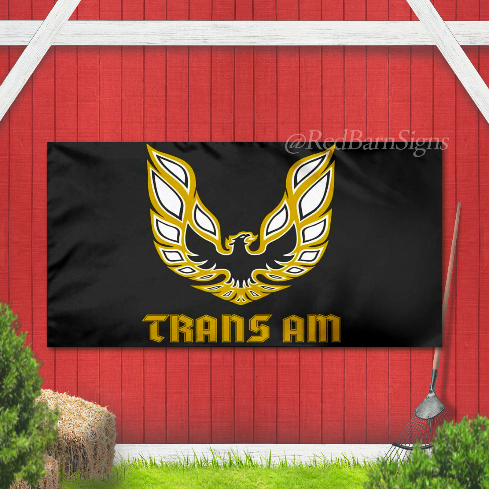 Trans Am Banner Flag Vintage Car Show Fan Decor Pontiac Firebird Enthusiast