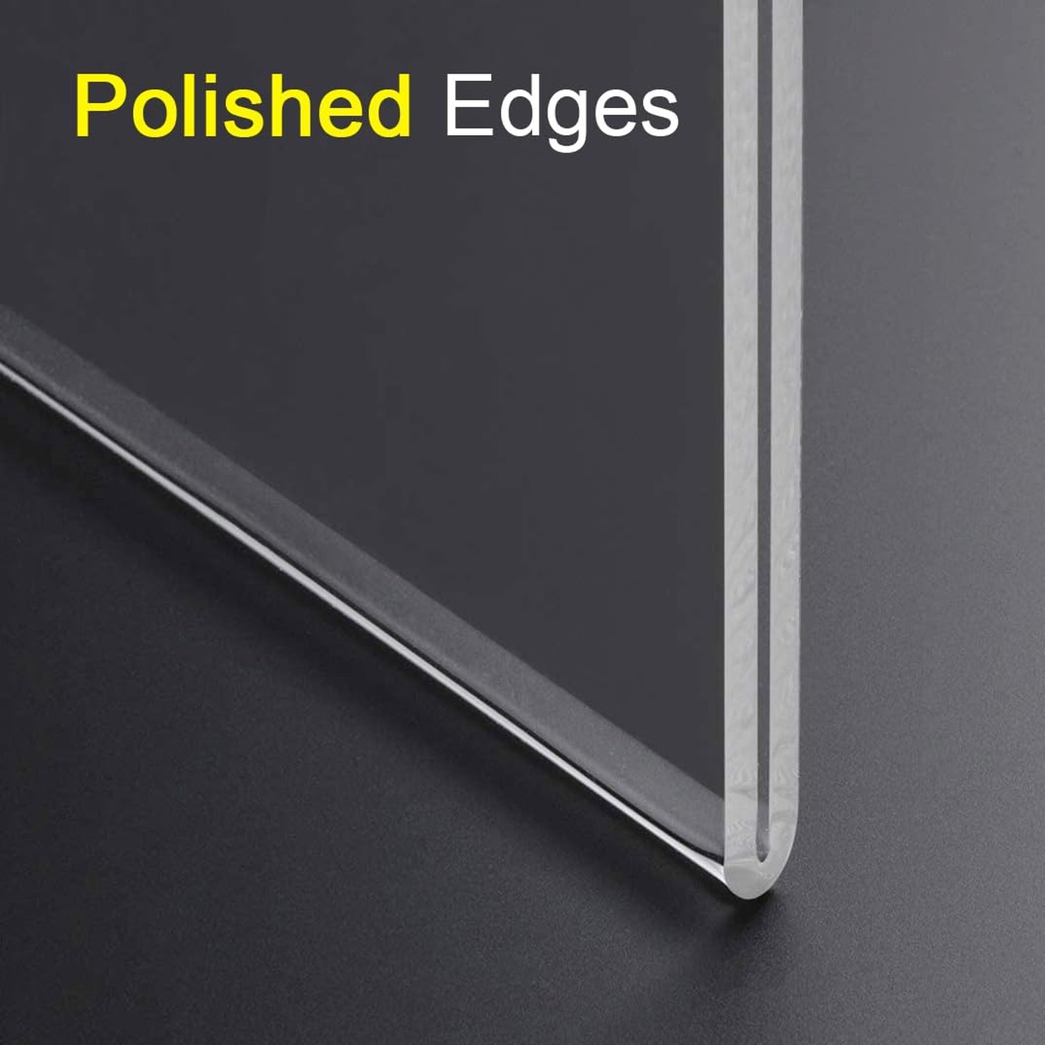 BlueValley Acrylic Sign Holder 8.5 x 11 Wall Mount, Clear Picture Frame Photo…
