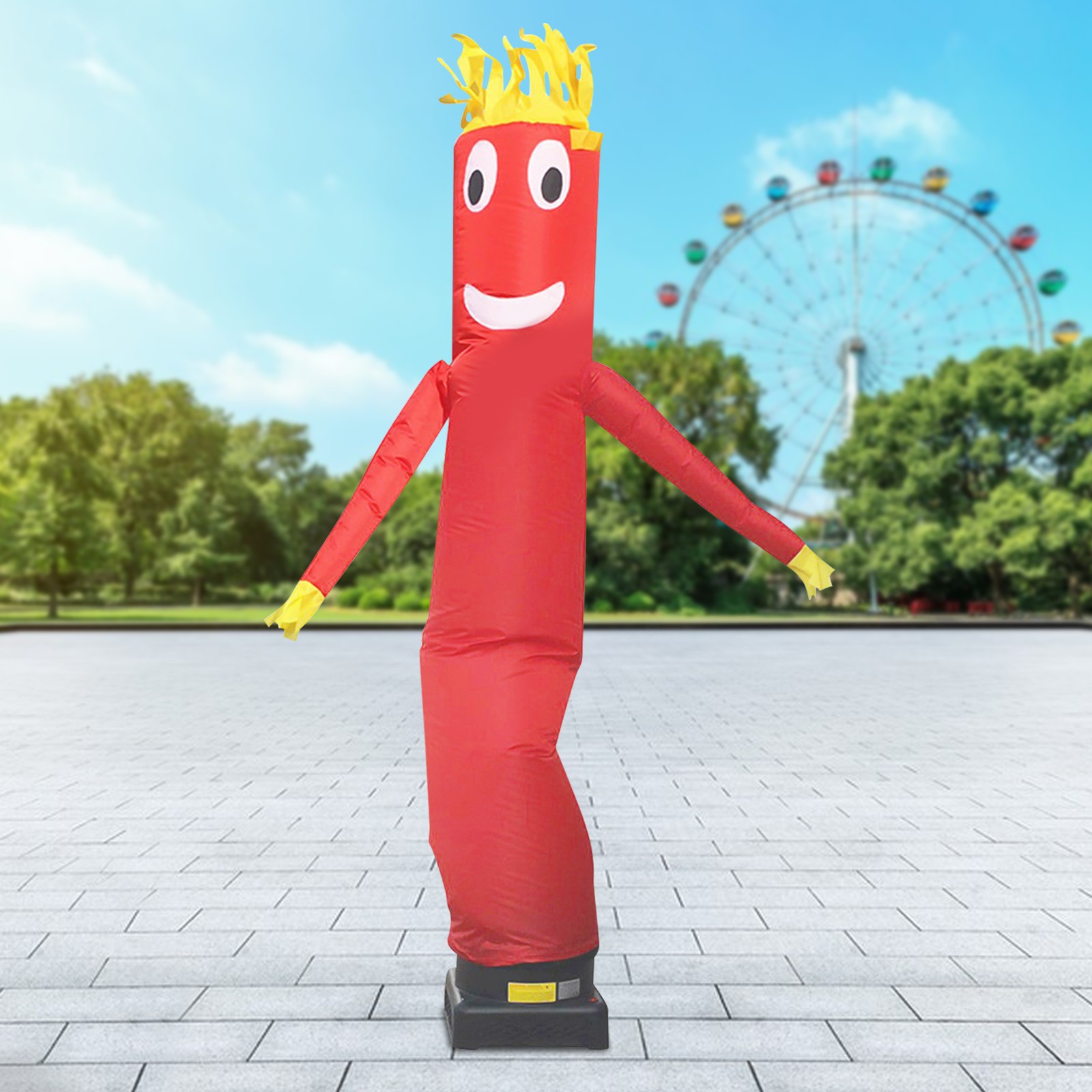 3m/10ft Advertising Inflatable Tube Men Blow Up Giant Waving Arm Fly Human Model