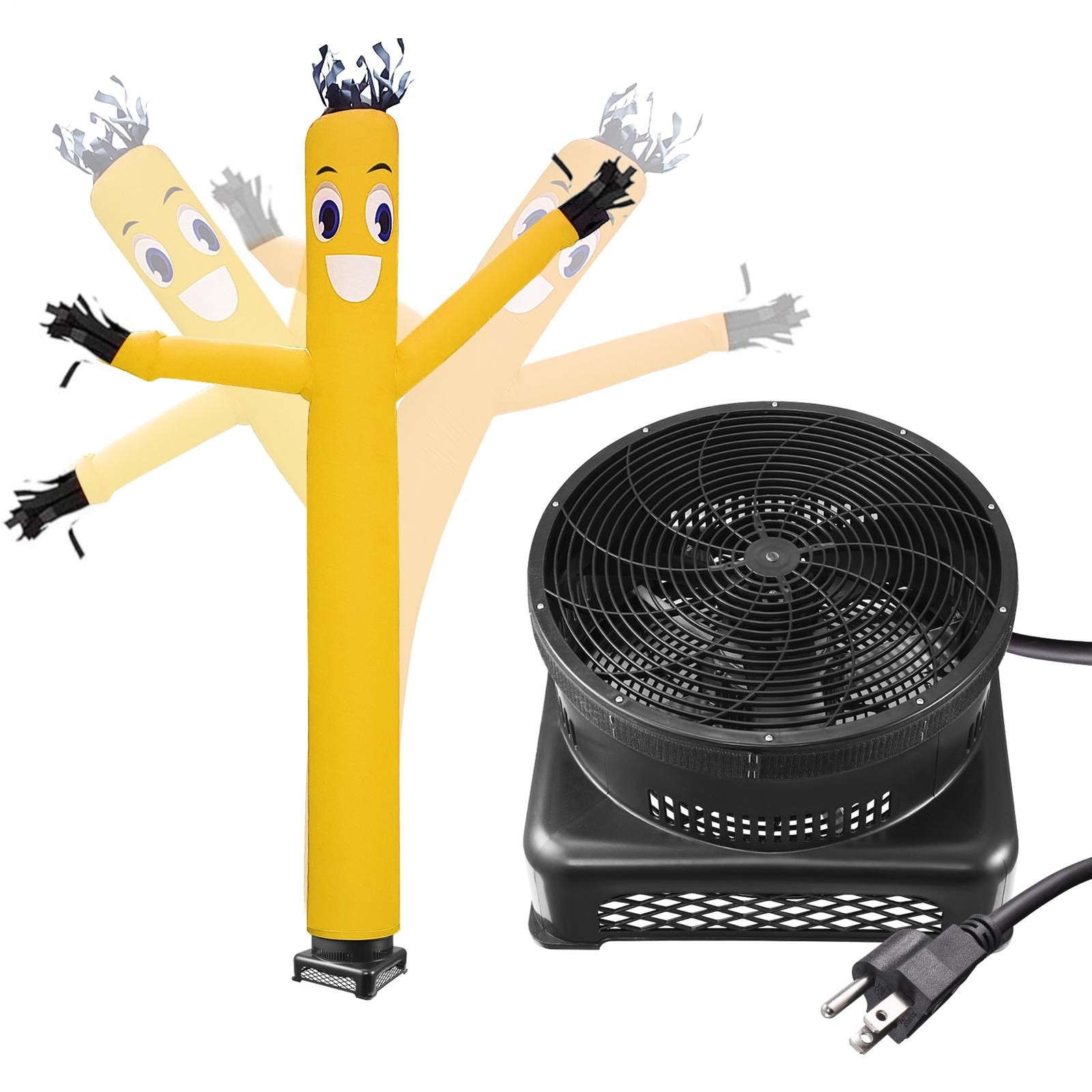 20 Feet Tall Inflatable Dancing Man with Blower for Business Advertising