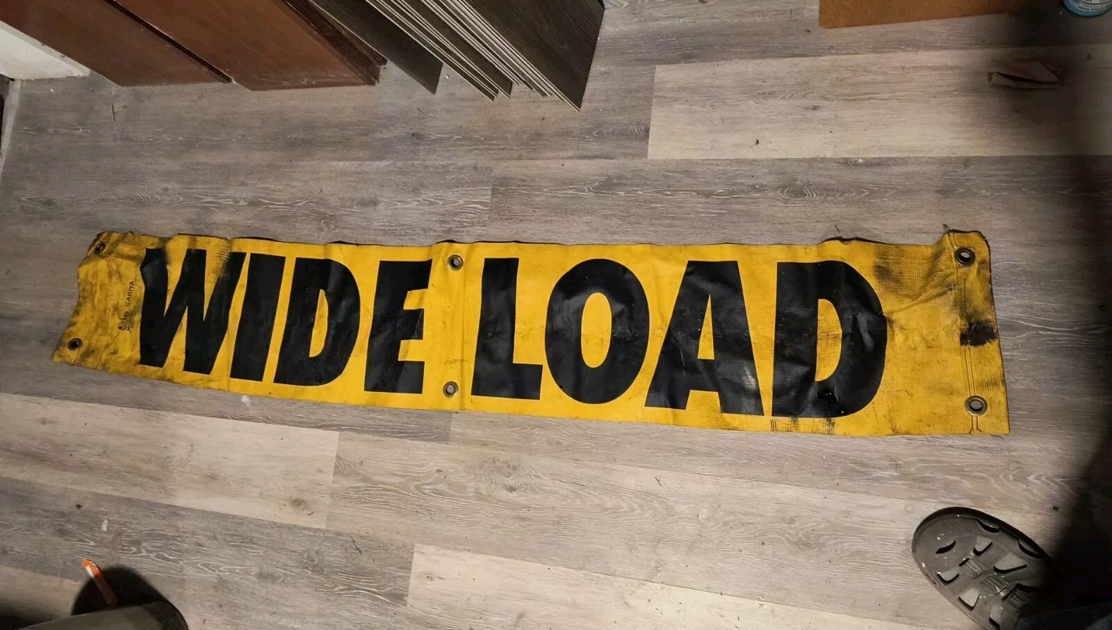 OVERSIZE LOAD Vinyl Banner Wide Long Truck Safety Sign 72×12 Inch 6 Grommets