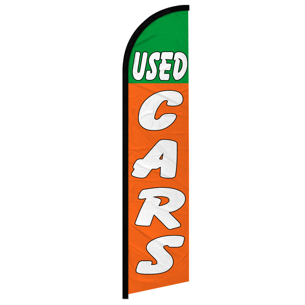 Used Cars Full Curve Windless Swooper Flag Dealership GN/OR