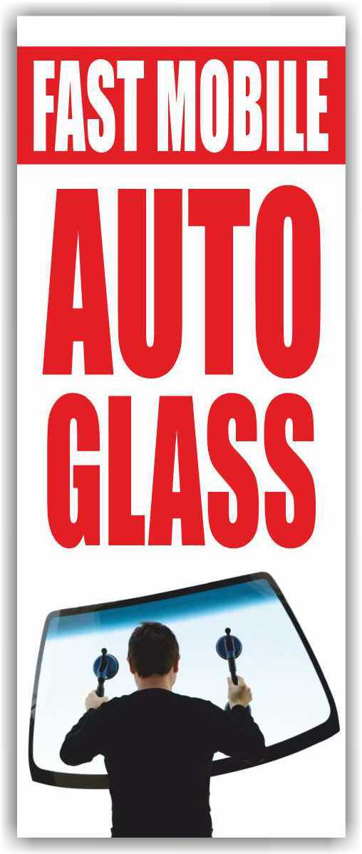 Auto Glass Advertising Banner Vinyl Mesh Sign car ас service shop windshield