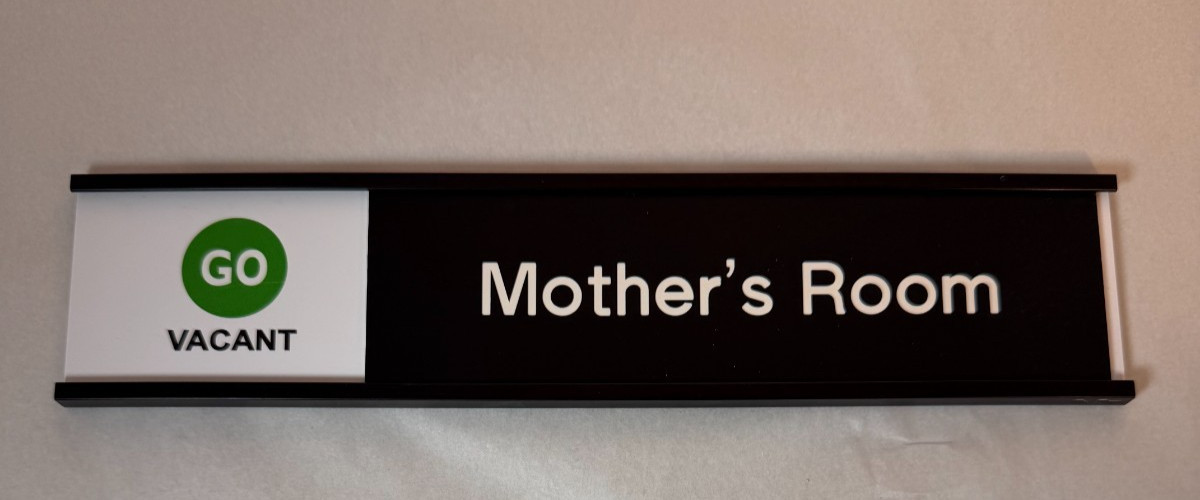 Mother’s Room Vacant Occupied Sliding Privacy Sign Nursing Lactation Room Office