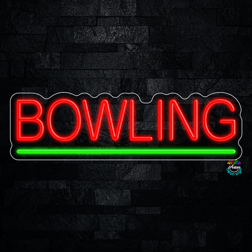 Bowling LED Neon Sign 24″L x 7″H #32092