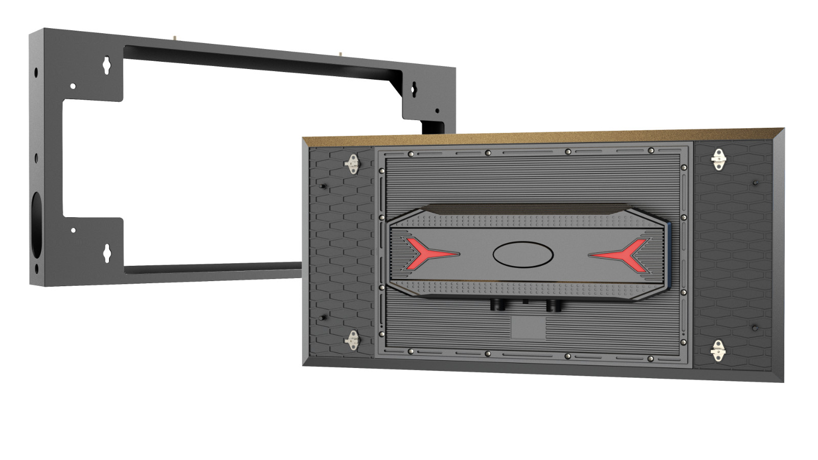 LED Sign P6MM 2’x18′ SF, or 2×9, DF Full Color Programmable IP67 Outdoor Spanner