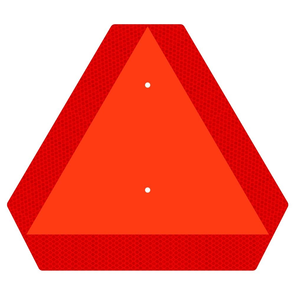 Slow Moving Vehicle Sign, Rust free Aluminium Slow Moving Vehicle Triangle signs