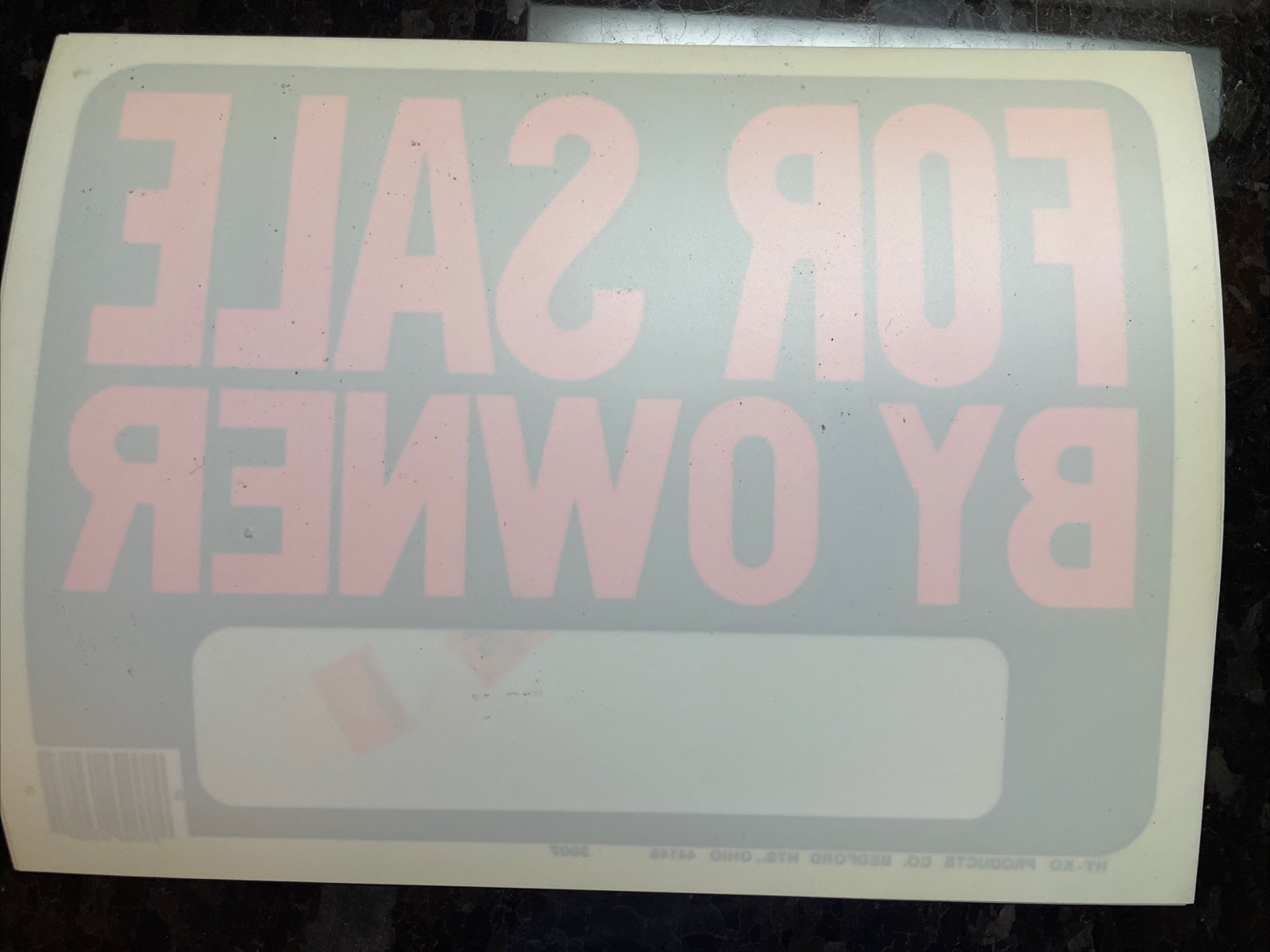Lot Of Vintage Hy-Ko Products Signs For Rent Keep Out No Parking FSBO 12” X 9”
